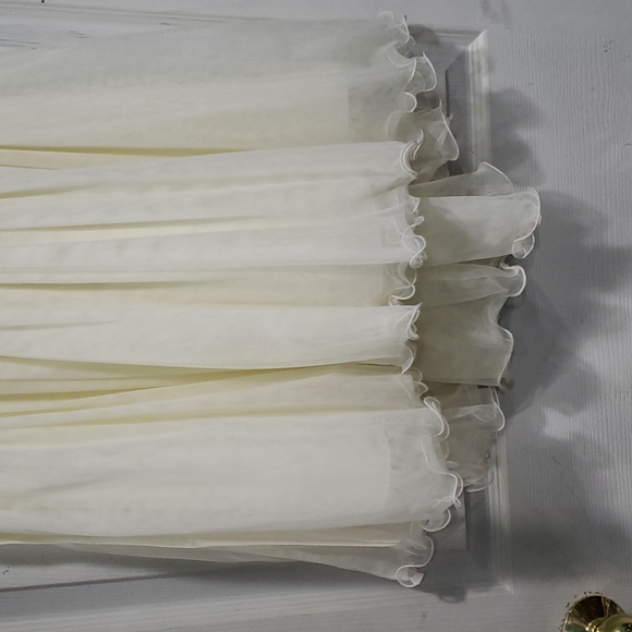 American princess white formal lace Girls dress size 12 - Picture 2 of 4